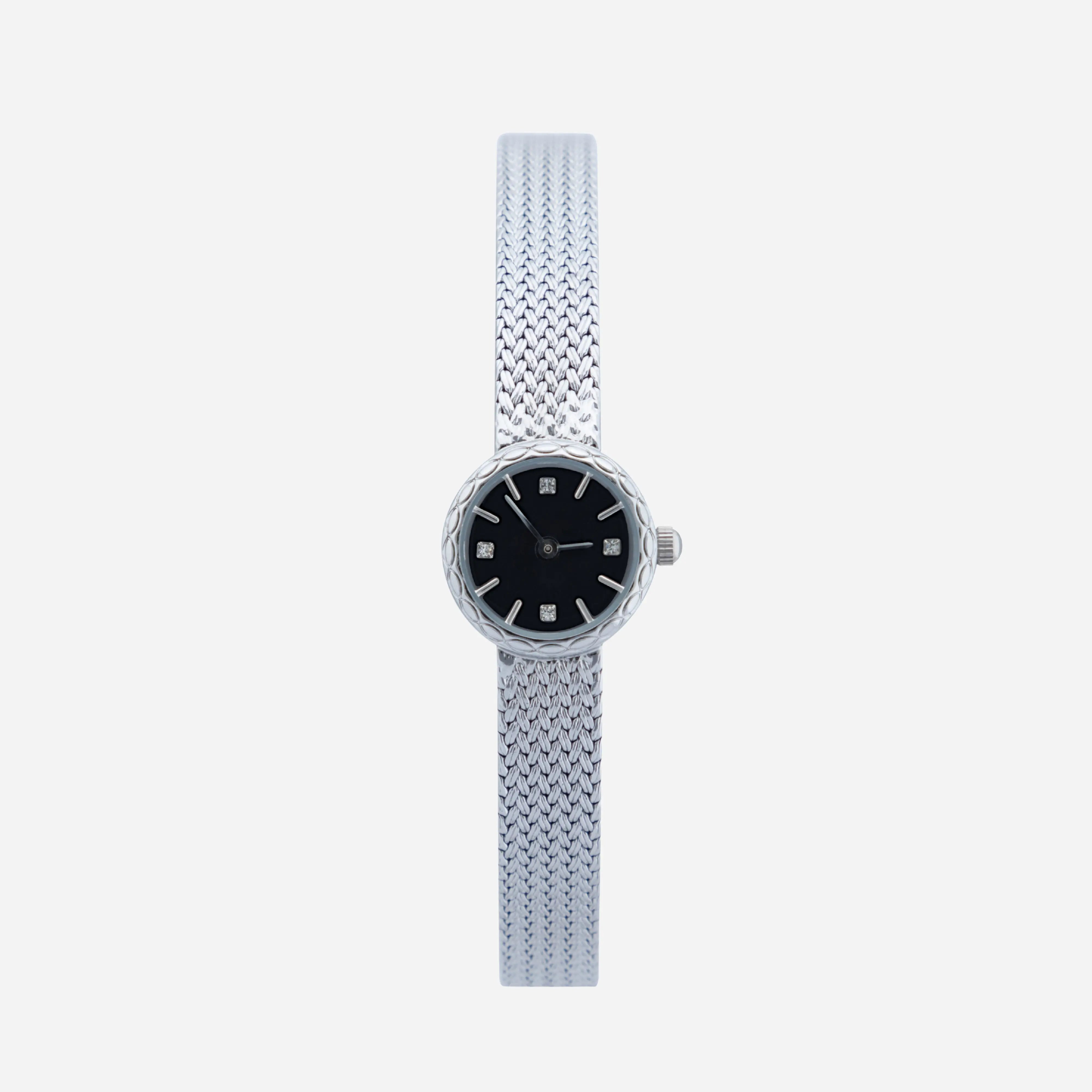 Iris® - Reloj dorado con pulsera trenzada