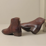 Camila - Botines de Tacón Bajo