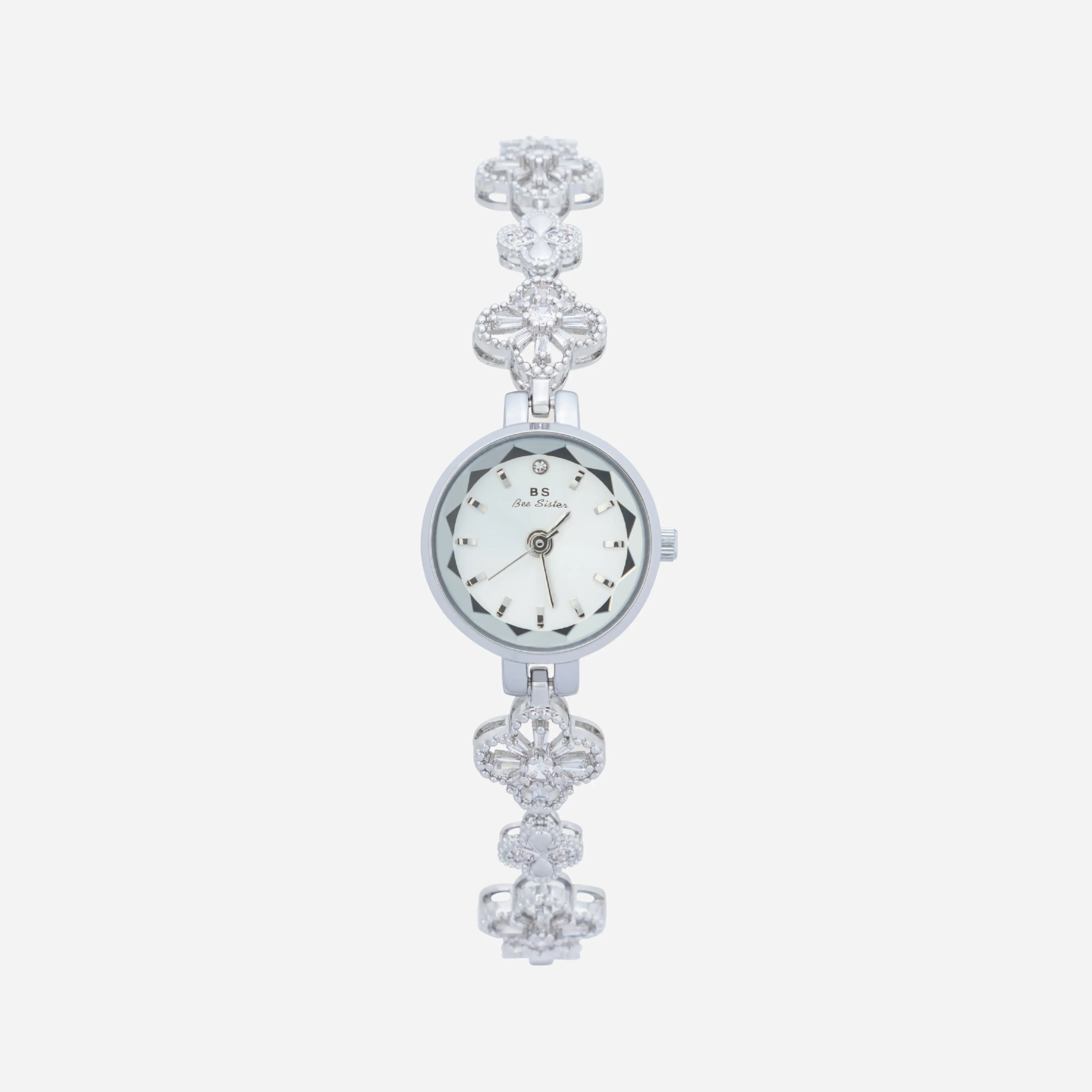 Mia® - Reloj dorado adornado con cristales