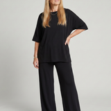 Ramse | Conjunto de Top de Manga Corta Oversized y Pantalones de Pierna Ancha