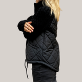 Emma | Chaqueta de punto acolchada con cremallera para mujeres