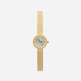Iris® - Reloj dorado con pulsera trenzada