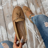 Nadine - Mocasines Clásicos con Adorno de Borlas