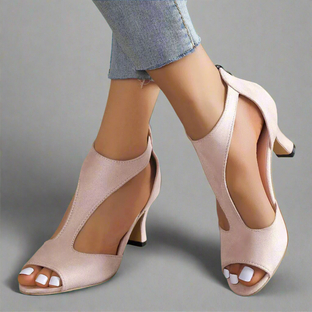 Heidrun | Sandalias Chic y Confortables con Tacón