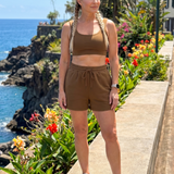 Lysem | Conjunto de Top Sin Mangas y Shorts
