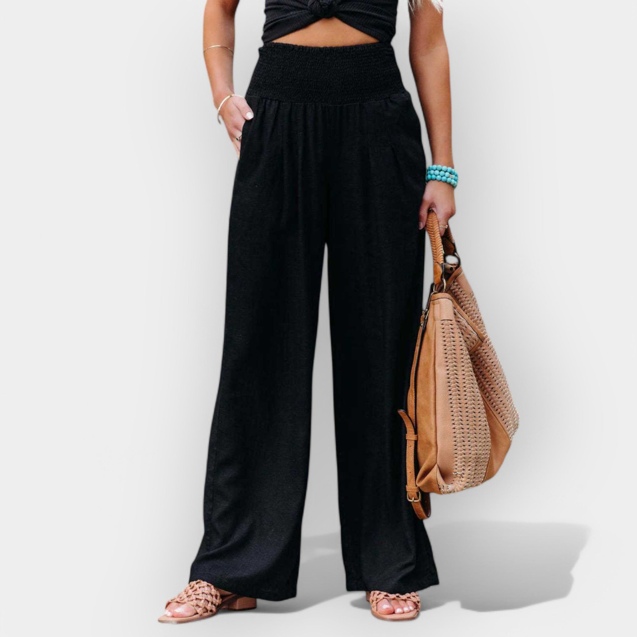 Elda - Elegantes Pantalones Anchos