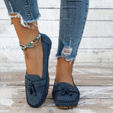Nadine - Mocasines Clásicos con Adorno de Borlas