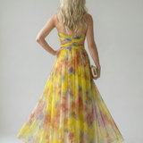 Isel | Vestido Maxi de Suave Tela Envueltos