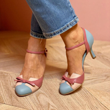 Bellarosa | Zapatillas de punta redonda con nudo y tiras