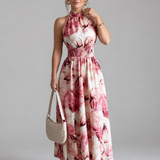Olivia | Vestido Midi de Talla Única con Diseño Abstracto