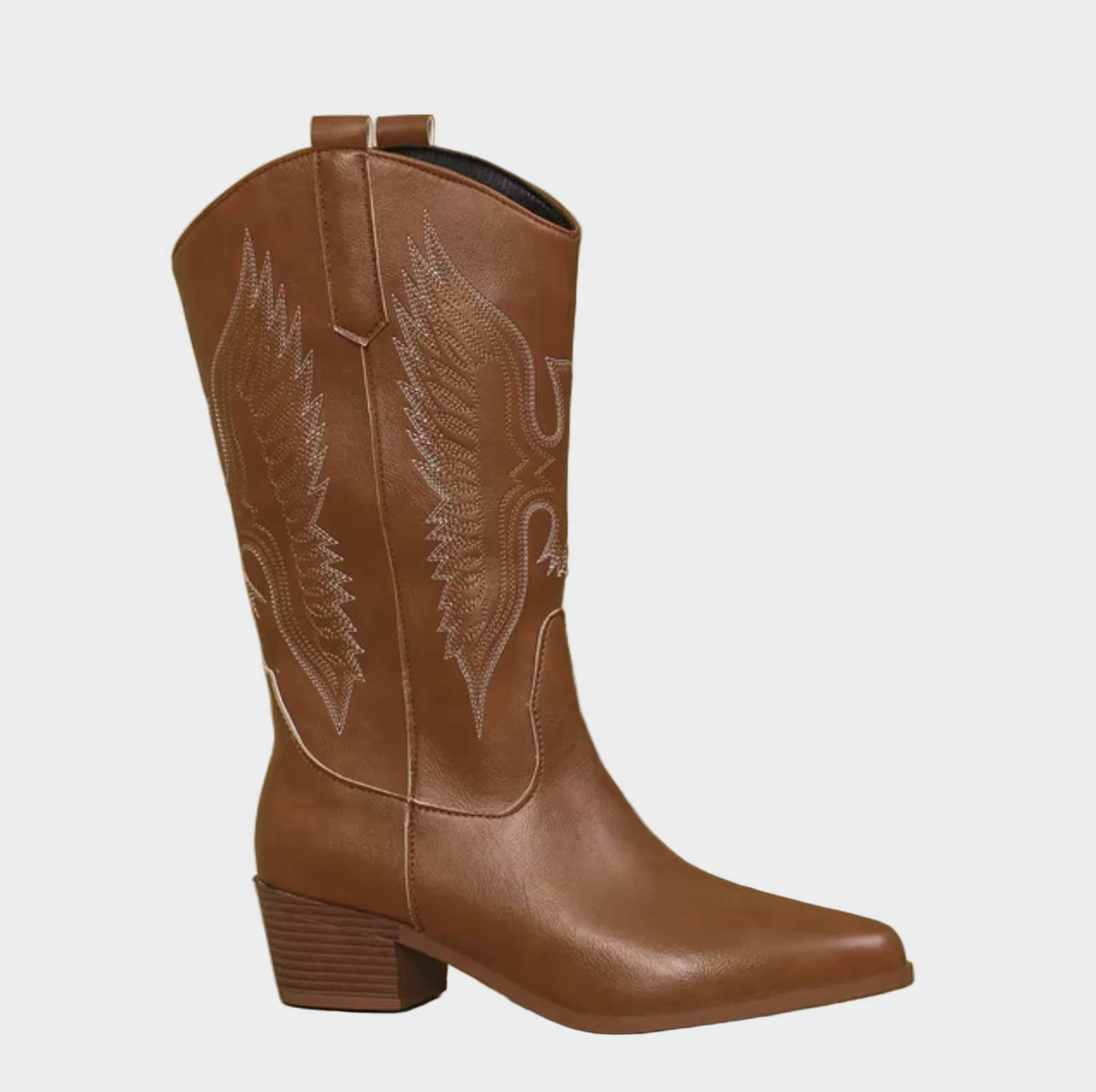 Cvita - Botas de vaquero de cuero negro