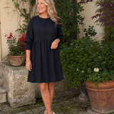 Corinne | Mini Vestido de Manga Larga con Puños Fruncidos