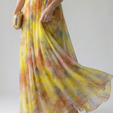 Isel | Vestido Maxi de Suave Tela Envueltos