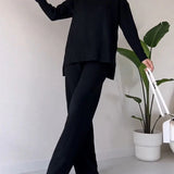 Fayla Softwear | Conjunto de Dos Piezas Casual de Invierno para Mujeres