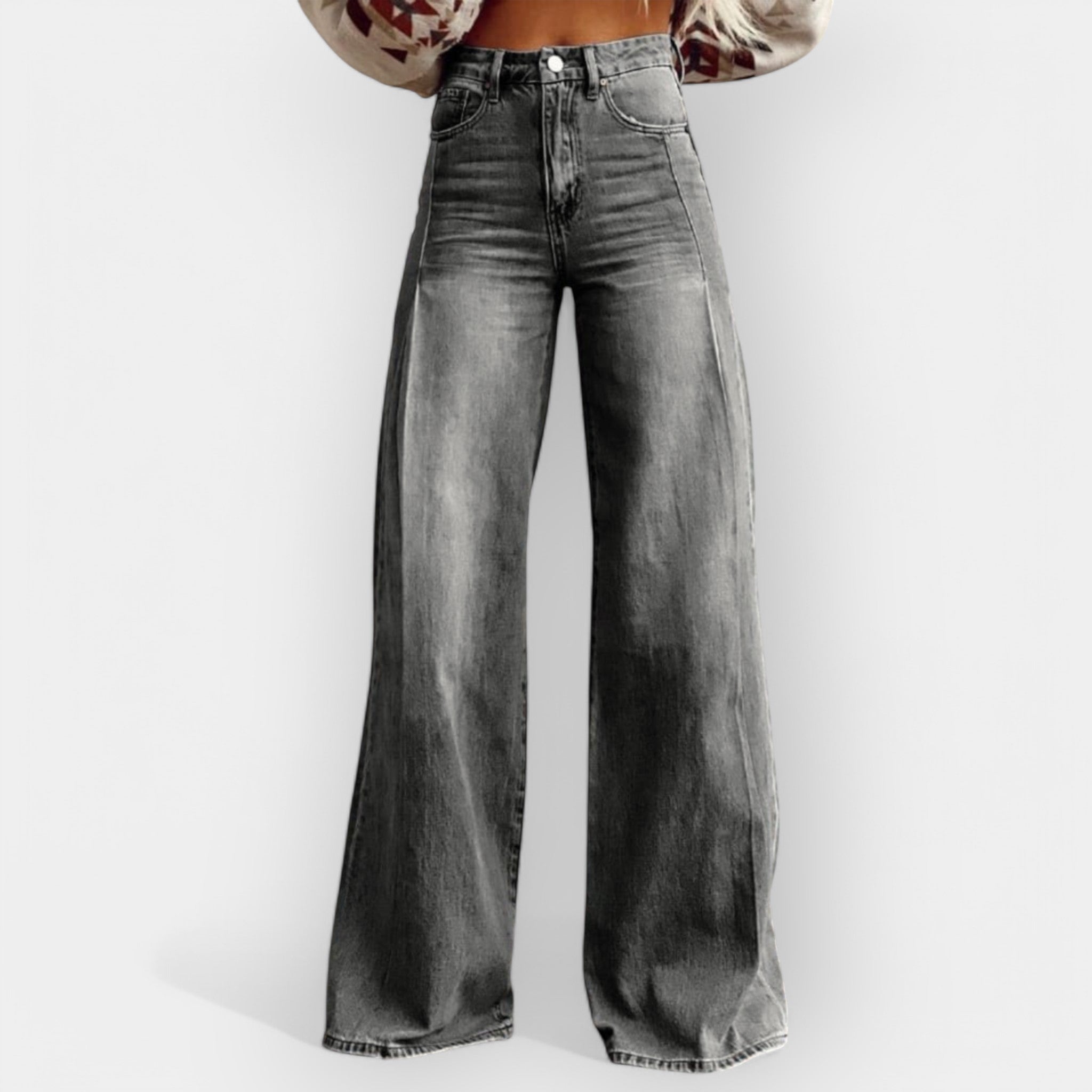Elena - Pantalones Acampanados de Diseño