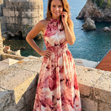Olivia | Vestido Midi de Talla Única con Diseño Abstracto
