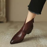 Camila - Botines de Tacón Bajo