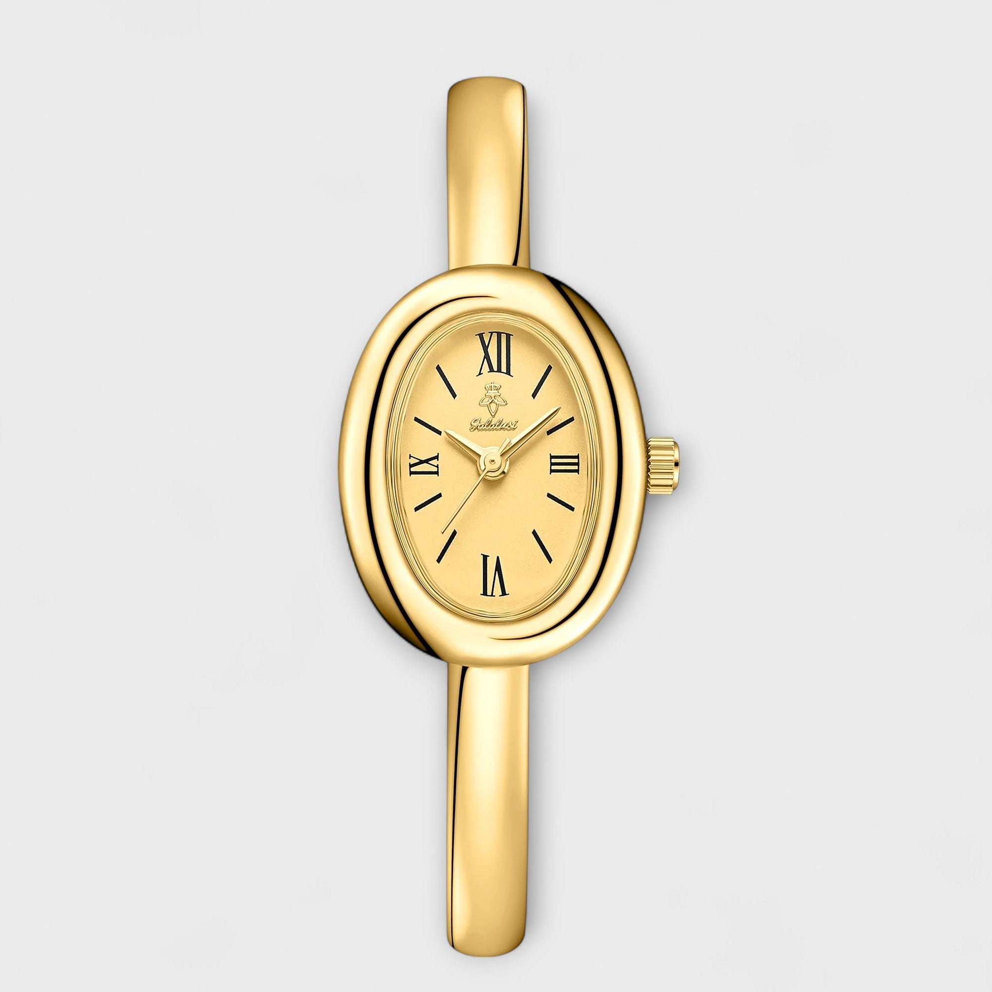 Nina® - Pulsera Reloj Dorada