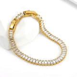 Nikita - Baguette Rivière Bracelet