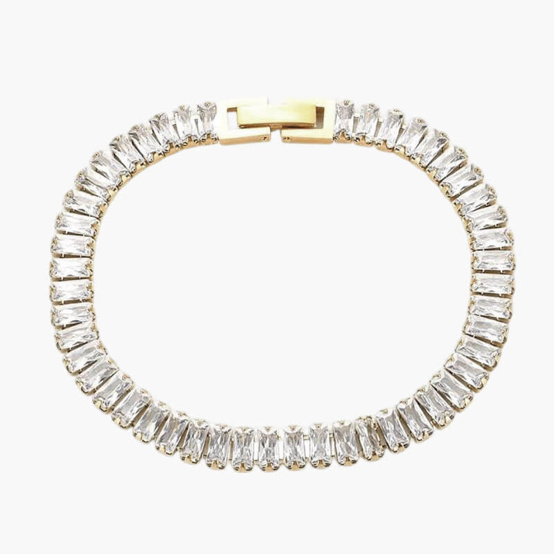 Nikita - Baguette Rivière Bracelet