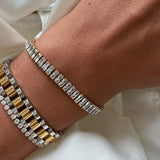 Nikita - Baguette Rivière Bracelet