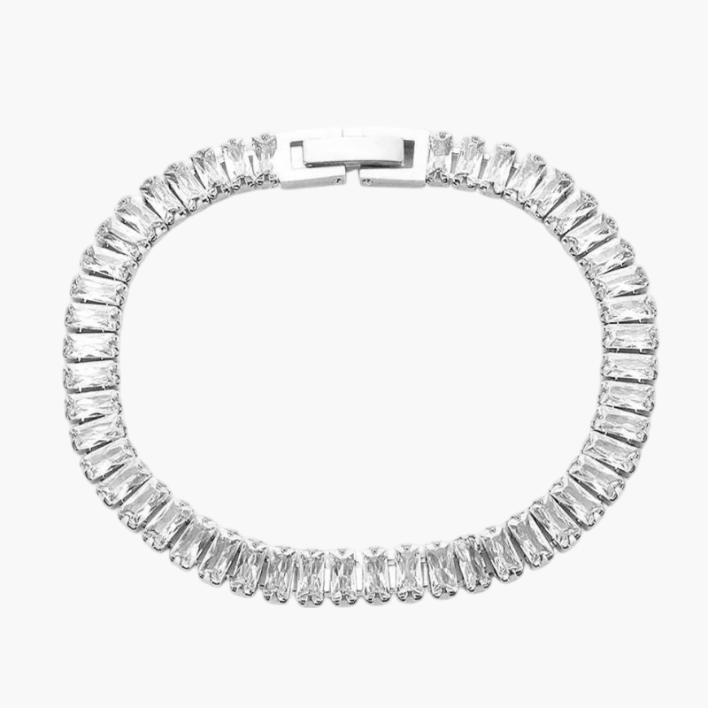 Nikita - Baguette Rivière Bracelet