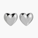 Eva - Pendientes de corazón amplios