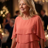 DELACROIX | Vestido Midi Margaux con Volantes