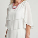 DELACROIX | Vestido Midi Margaux con Volantes