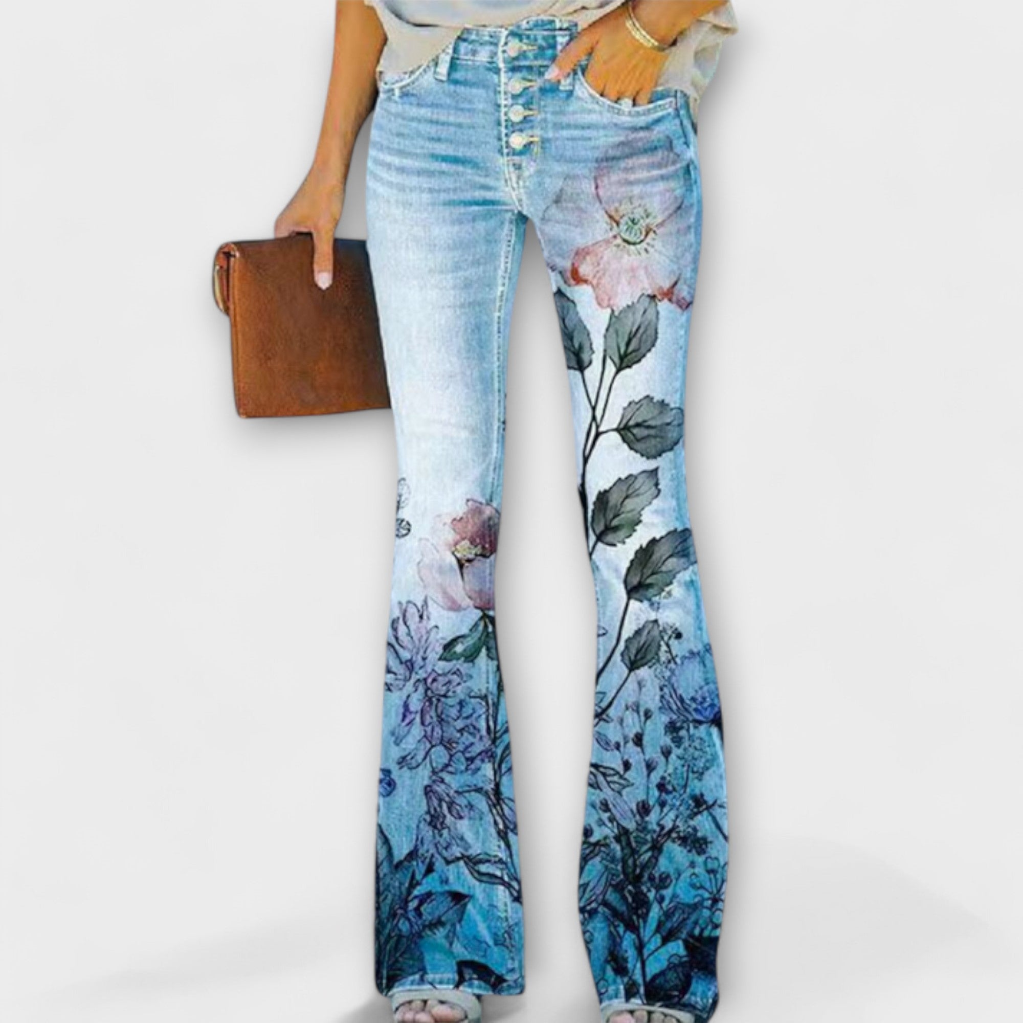 Neda - Floral Trousers