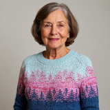 "Cynthia | Suéter Vintage de Islandia" can be rewritten as "Cynthia | Suéter Retro de Islandia".