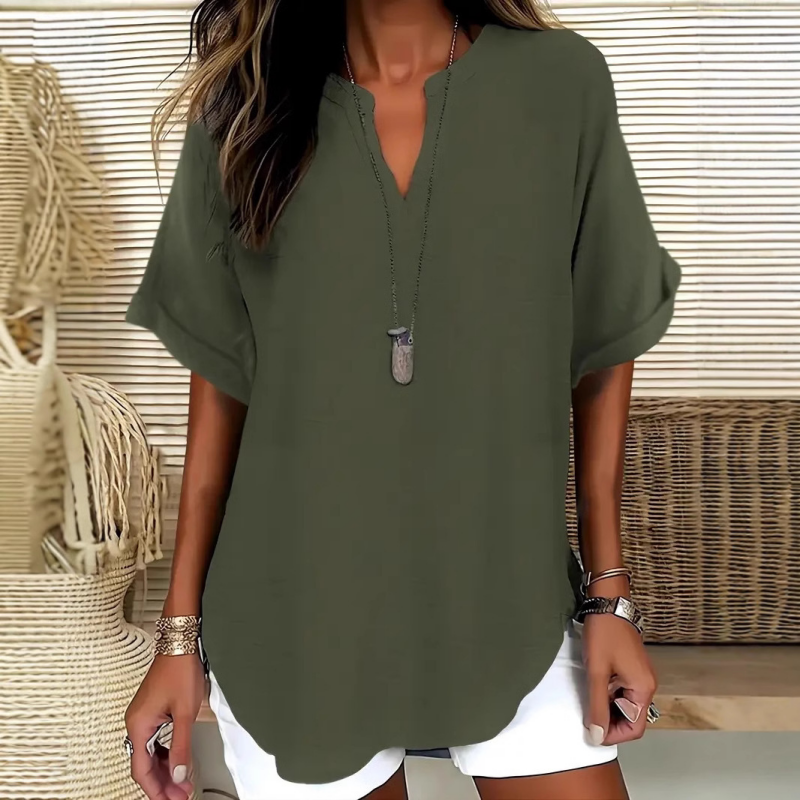 Danielle | V-Neck Flattering Top