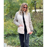 Emma | Chaqueta de punto acolchada con cremallera para mujeres