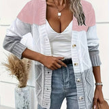 Elorah | Bicolor Knit Jacket