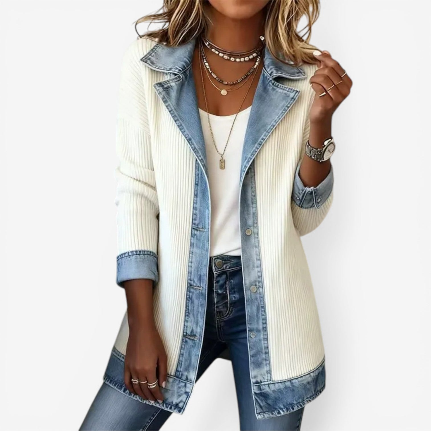 Liv | Chaqueta de Denim Casual