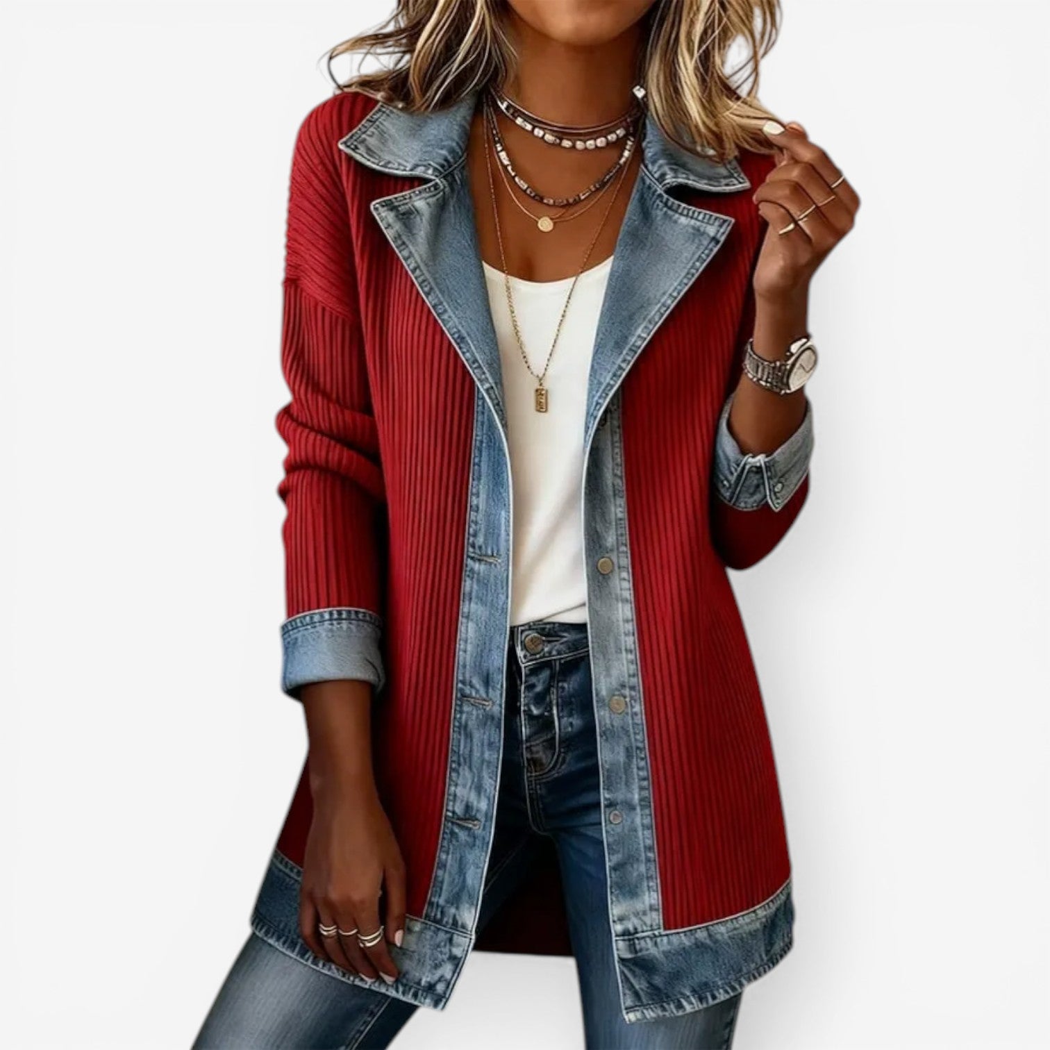 Liv | Chaqueta de Denim Casual