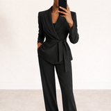 Ilse | Conjunto Chic con Chaqueta y Pantalón Suelto