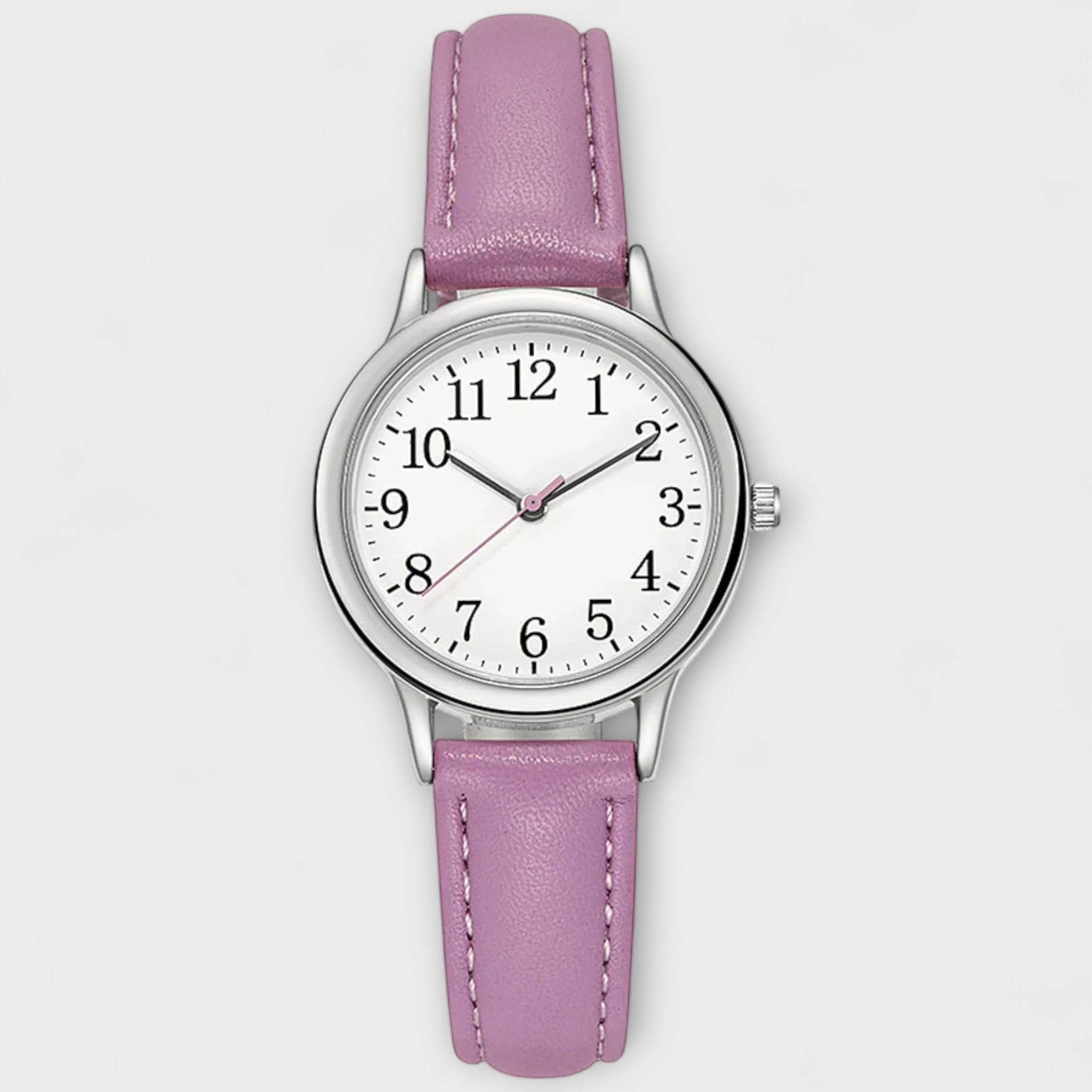 Katarina® - Reloj Clásico con Correa de Cuero Verde