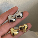Eva - Pendientes de corazón amplios