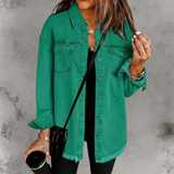 Chaqueta de Denim Kelly con Botones