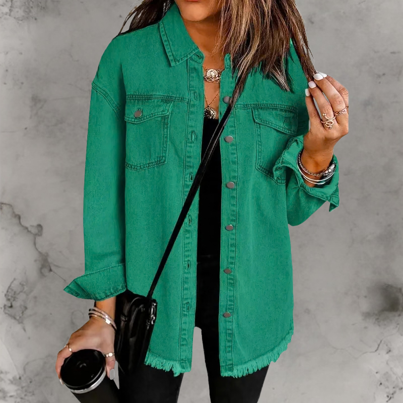 Chaqueta de Denim Kelly con Botones