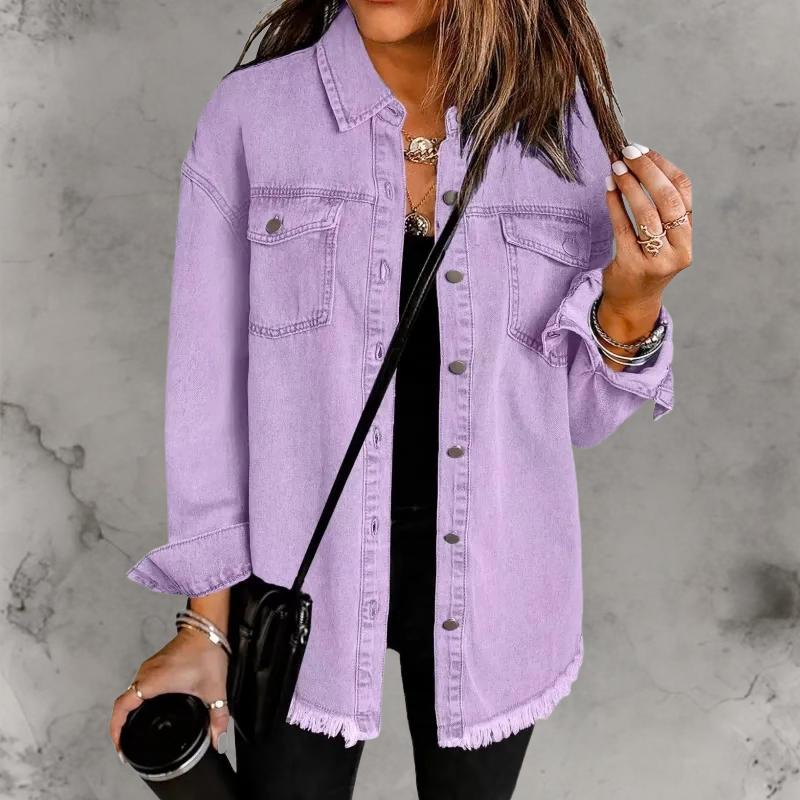 Chaqueta de Denim Kelly con Botones