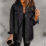Chaqueta de Denim Kelly con Botones