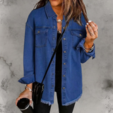 Chaqueta de Denim Kelly con Botones