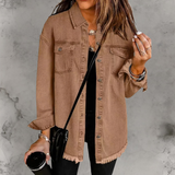 Chaqueta de Denim Kelly con Botones