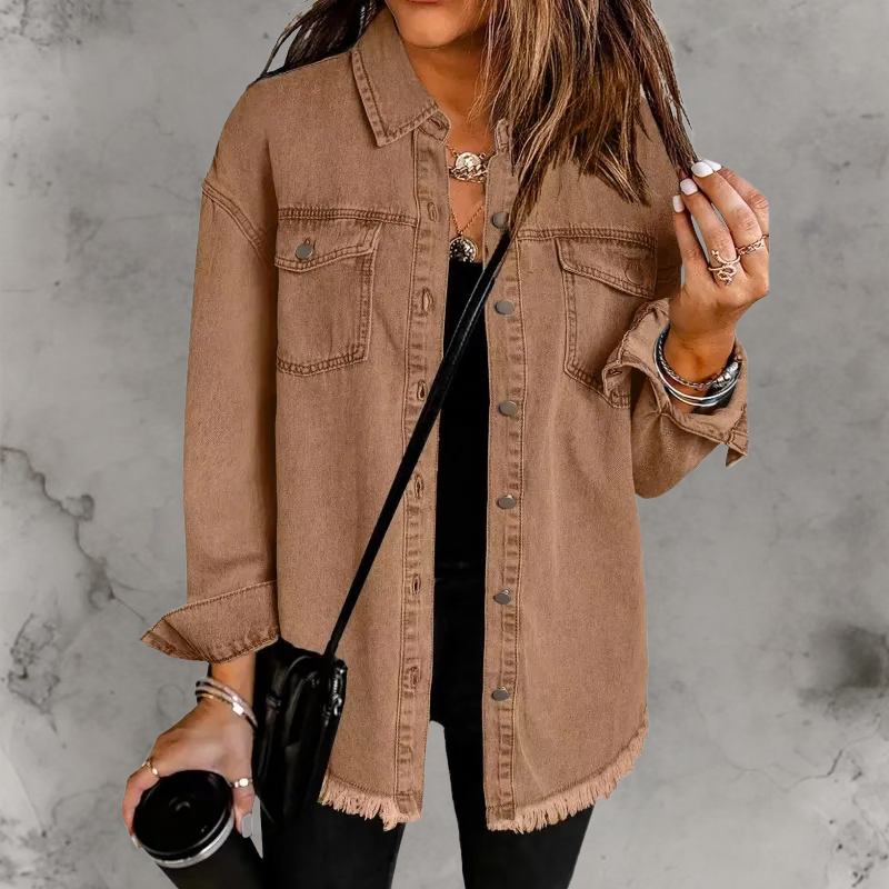 Chaqueta de Denim Kelly con Botones