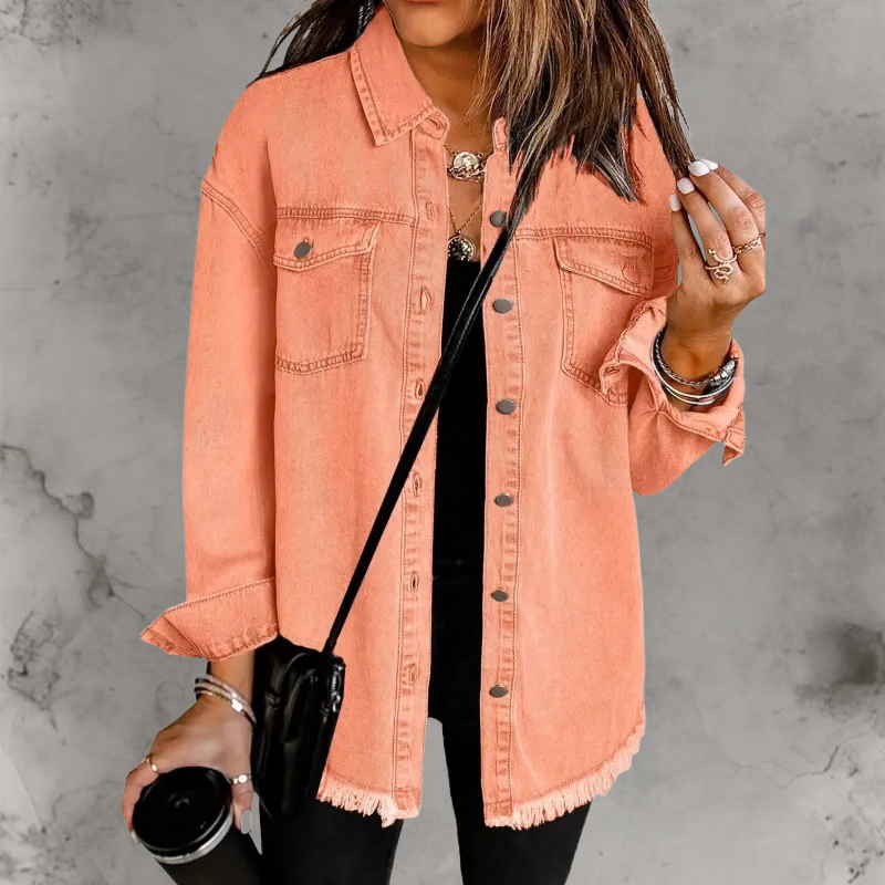 Chaqueta de Denim Kelly con Botones