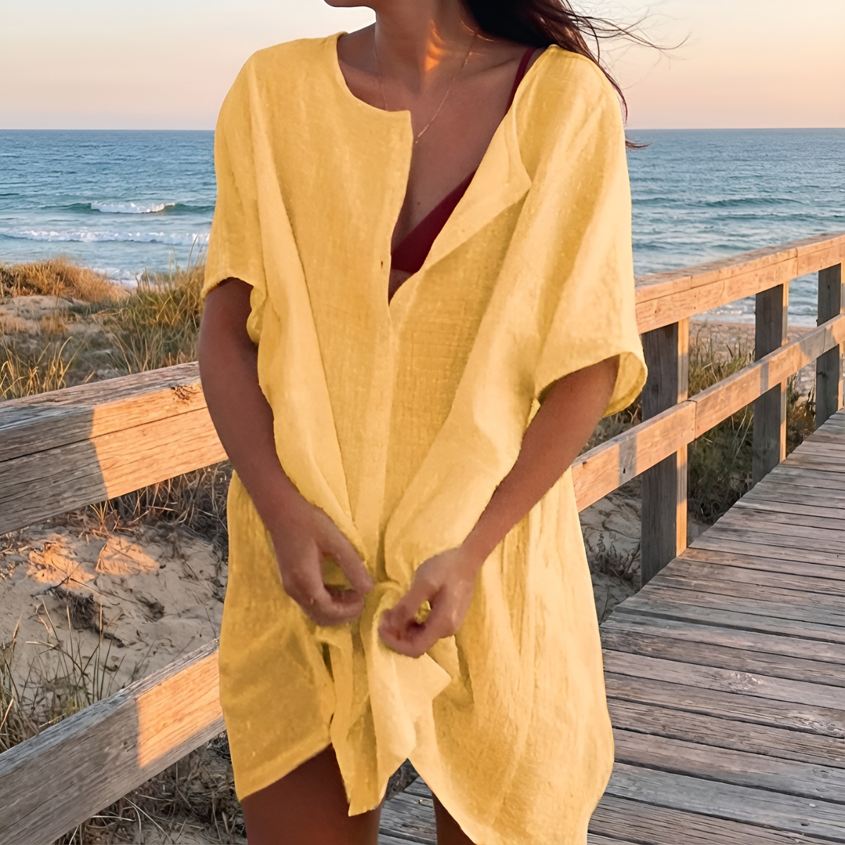 Lucie | Blusa con escote divertido