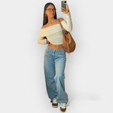 Romana - Pantalones Vaqueros de Cintura Baja