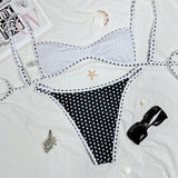 Carlijn | Bikini con Ribete de Color Contrastante